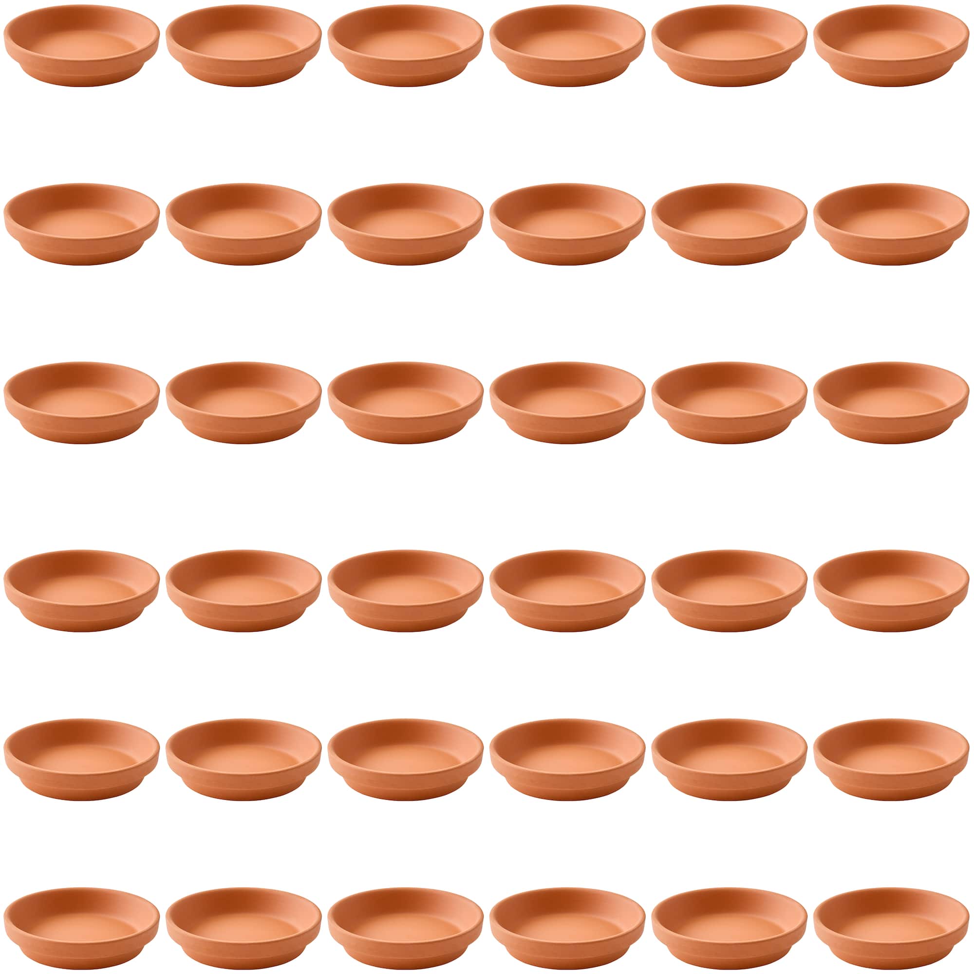 36 Pack: 4" Clay Saucer by Ashland®